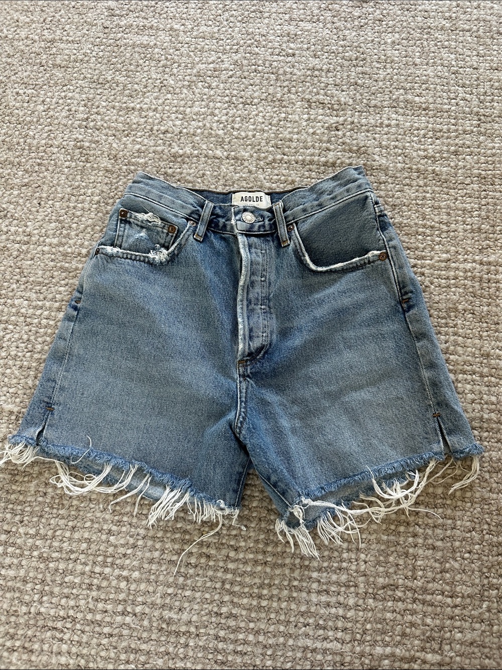 AGOLDE denim shorts